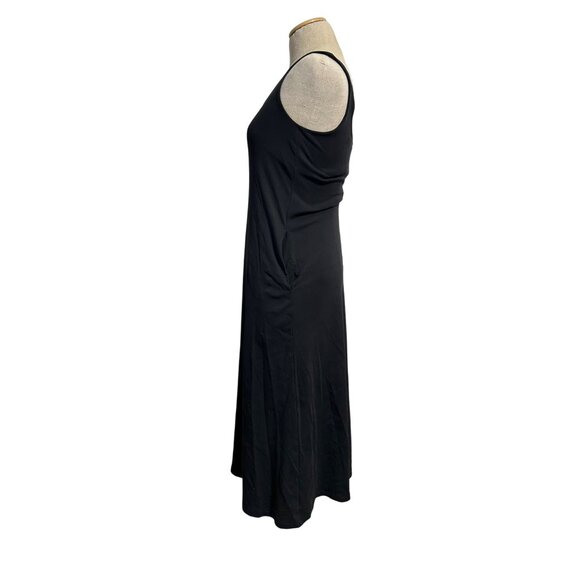 Vince Womens Black Maxi Dress XXS Sleeveless A-Line Cotton Blend Stretch Fabric - Picture 11 of 12